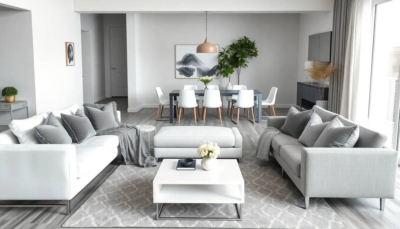 27 Stunning Grey and White Living Room Ideas That'll Transform Your Space 2 27 Stunning Grey and White Living Room Ideas That'll Transform Your Space 1