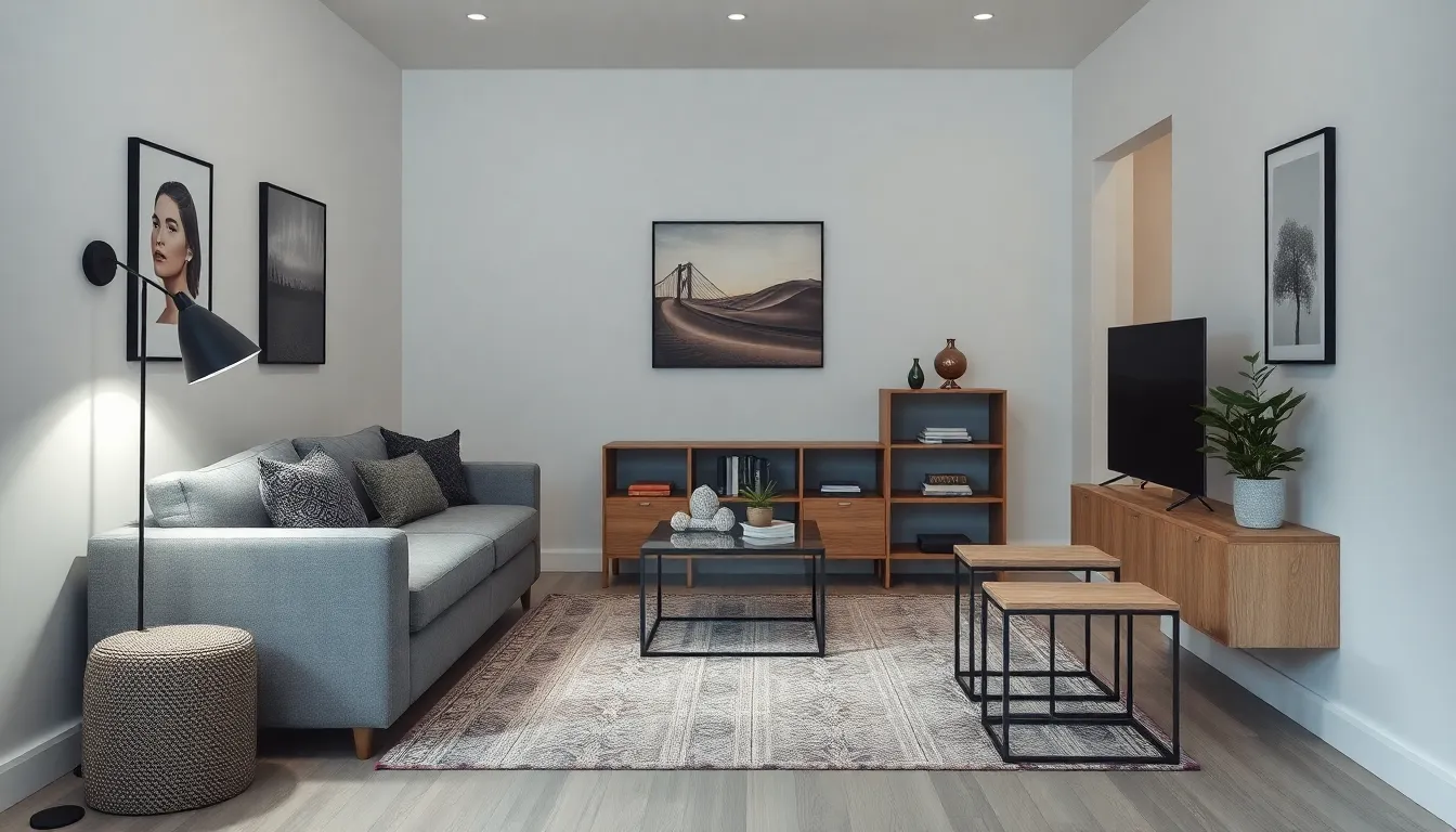 25 Brilliant Ideas for Narrow Living Room Spaces That Feel Twice as Wide 2 25 Brilliant Ideas for Narrow Living Room Spaces That Feel Twice as Wide 1
