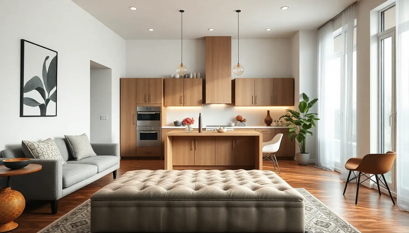 30 Smart Ideas for Small Living Room with Kitchen Combos That Actually Work 2 30 Smart Ideas for Small Living Room with Kitchen Combos That Actually Work 1