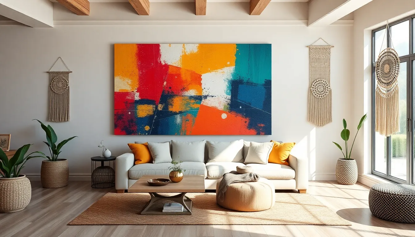 25 Stunning Living Room Wall Art Ideas That Transform Any Space on Any Budget 2 25 Stunning Living Room Wall Art Ideas That Transform Any Space on Any Budget 1