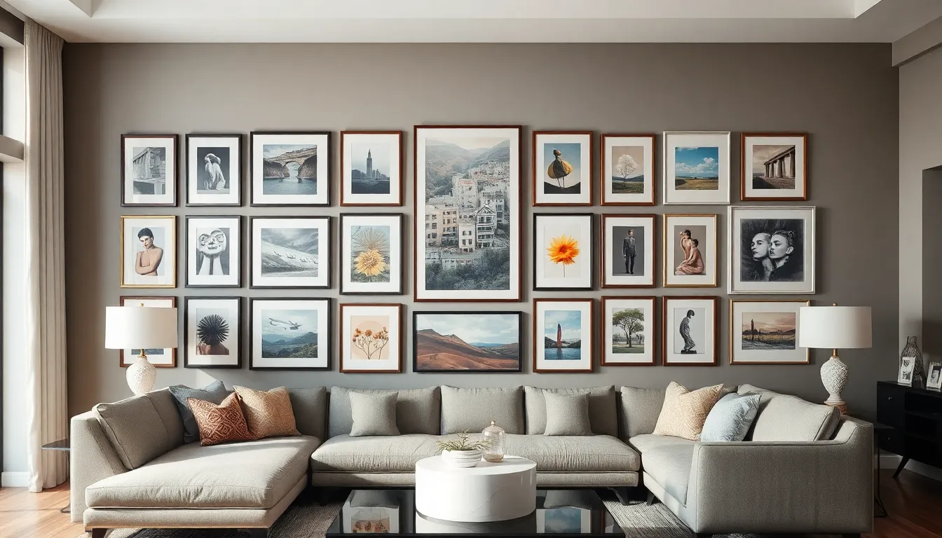 25 Large Wall Decor Ideas for Living Room That Transform Blank Spaces 1