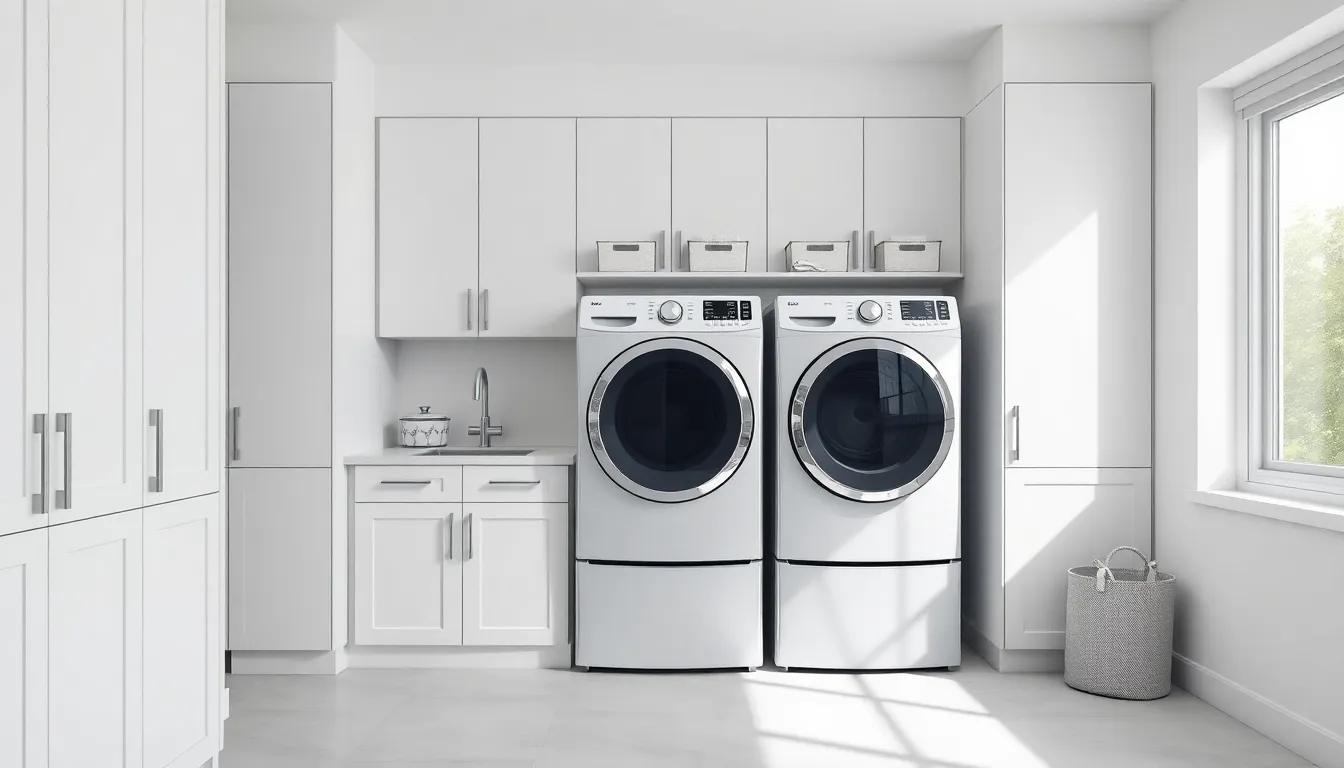 47 Brilliant Laundry Room Ideas to Transform Your Space (Budget-Friendly & Luxury) 2 47 Brilliant Laundry Room Ideas to Transform Your Space (Budget-Friendly & Luxury) 1