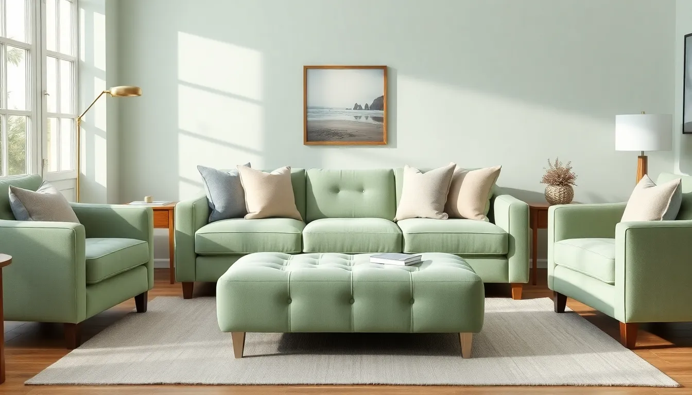 27 Light Green Living Room Ideas That Will Transform Your Space in 2025 2 27 Light Green Living Room Ideas That Will Transform Your Space in 2025 1