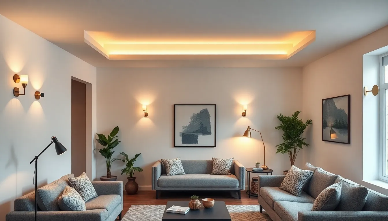 12 Smart Lighting Ideas for Low Ceiling Living Rooms That Actually Work 2 12 Smart Lighting Ideas for Low Ceiling Living Rooms That Actually Work 1
