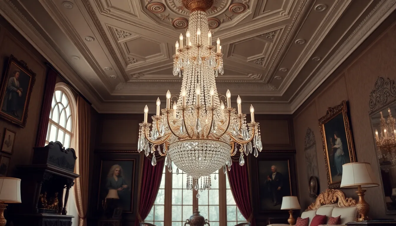 27 Stunning Living Room Chandelier Ideas to Transform Your Space in 2025 2 27 Stunning Living Room Chandelier Ideas to Transform Your Space in 2025 1