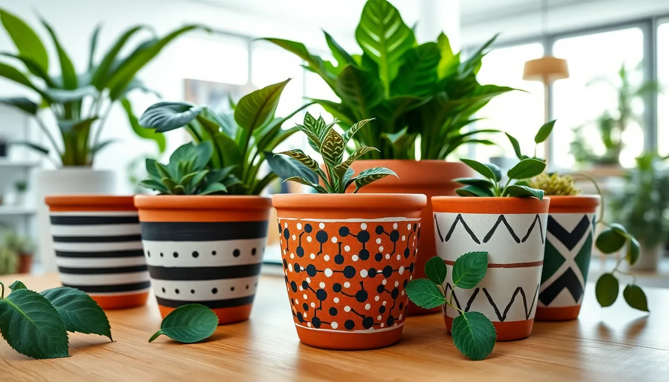 25 Creative Painting Pots Ideas to Transform Your Garden (Easy DIY Guide) 2 25 Creative Painting Pots Ideas to Transform Your Garden (Easy DIY Guide) 1