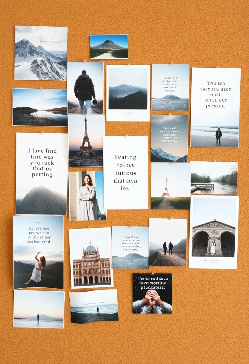 25+ Desk Organization Ideas to Boost Focus and Productivity - 6. Inspirational Mood Board