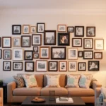 25+ Family Picture Wall Ideas for Living Room Memories