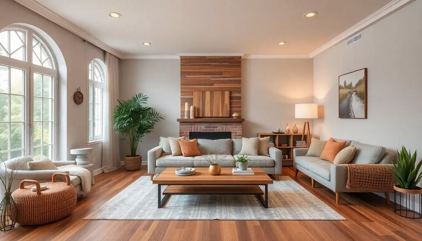 25+ Hardwood Floor Ideas for Living Room Warmth and Elegance