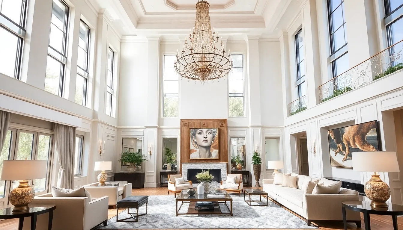 25+ High Ceiling Living Room Ideas to Make a Grand Statement