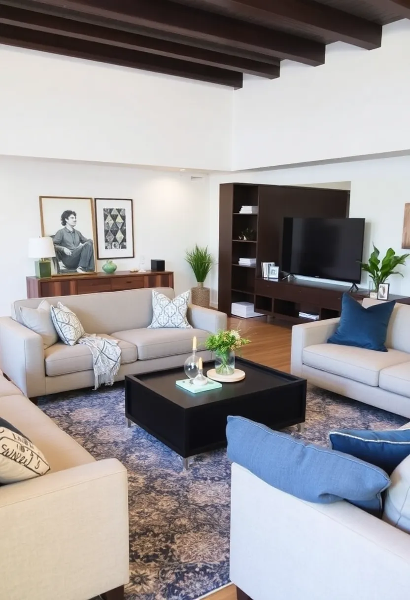 25+ Indian Living Room Ideas Full of Color and Culture - 15. Multi-functional Furniture