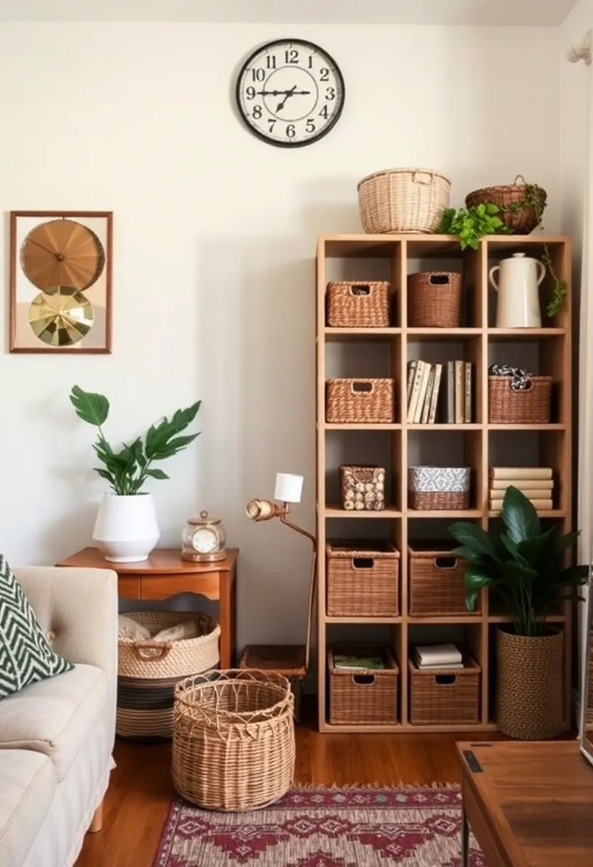 25+ Space-Saving Ideas to Decorate a Small Living Room with Style - 13. Smart Storage Solutions