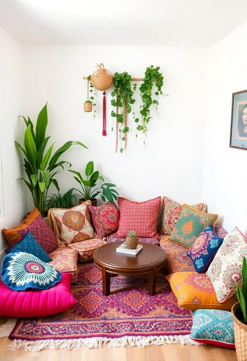 25+ Space-Saving Ideas to Decorate a Small Living Room with Style - 3. Cozy Nooks with Floor Cushions