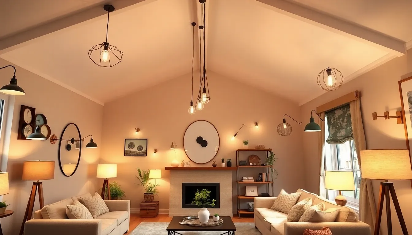 27+ Brilliant Lighting Ideas for Living Room with Low Ceiling You’ll Love
