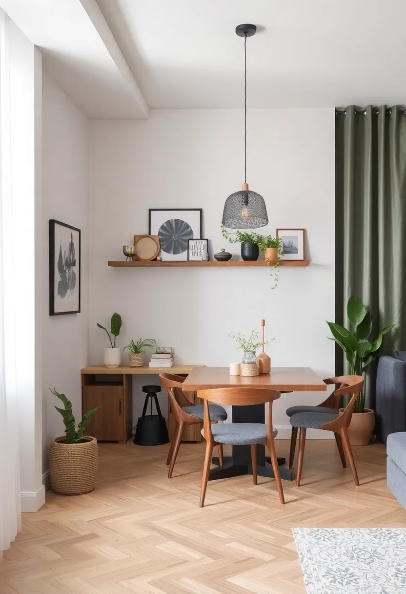 28+ Creative Ideas to Separate Dining Room from Living Room Beautifully - 3. Half-Wall Wonders