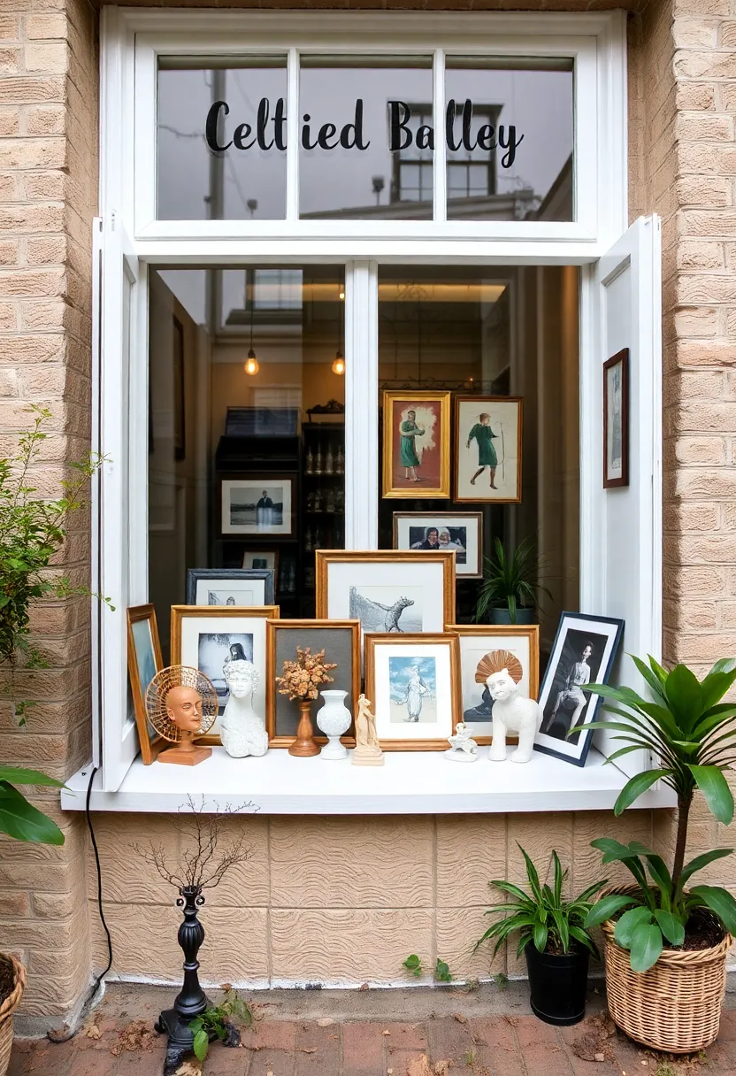 30+ Cozy Bay Window Ideas for Living Room Seating and Style - 17. Artistic Touch