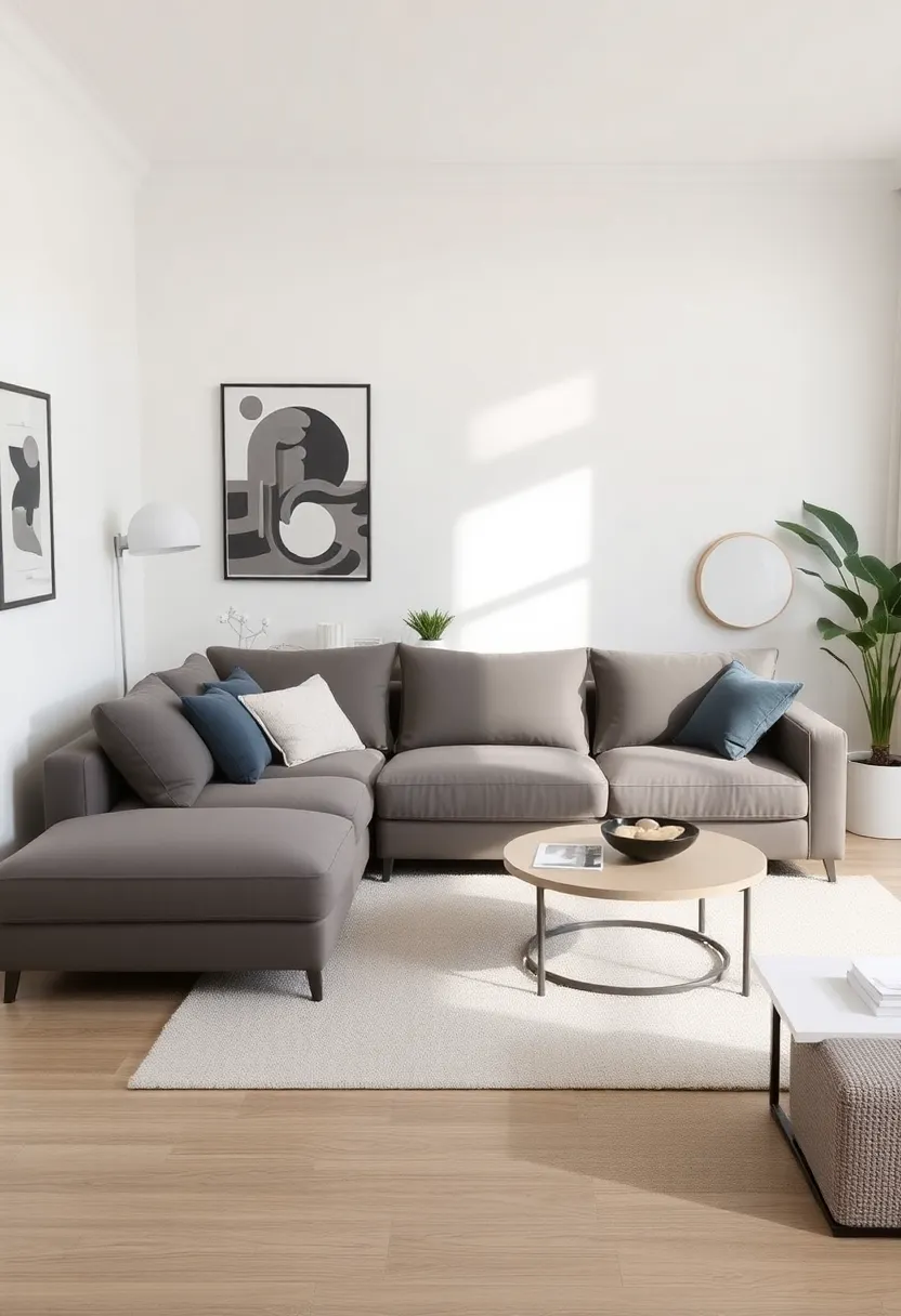 30+ Cozy Corner Sofa Ideas for Every Type of Living Room - 19. Monochromatic Magic