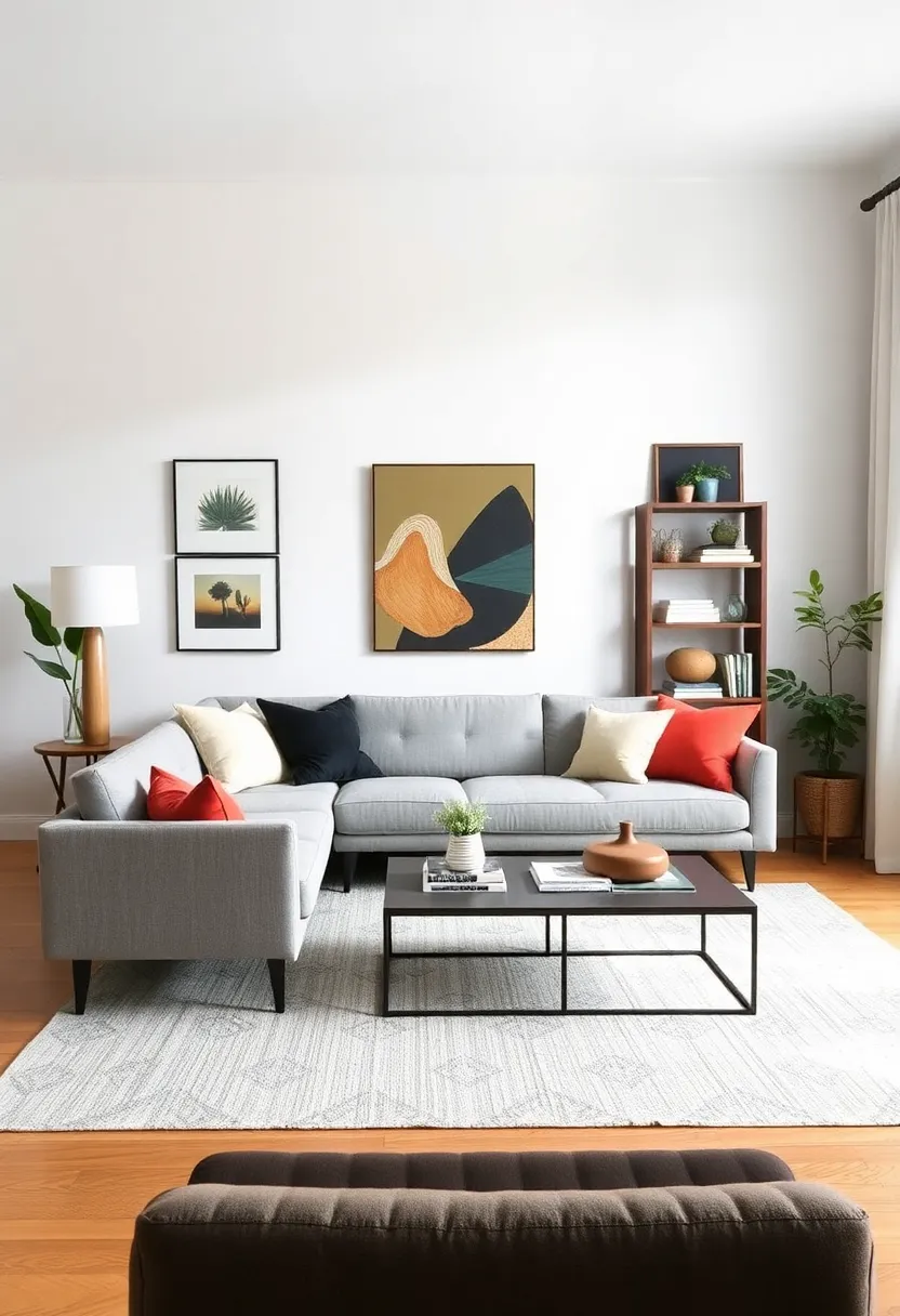 30+ Eclectic Living Room Ideas to Express Your Personality - 29. Minimalist Eclecticism