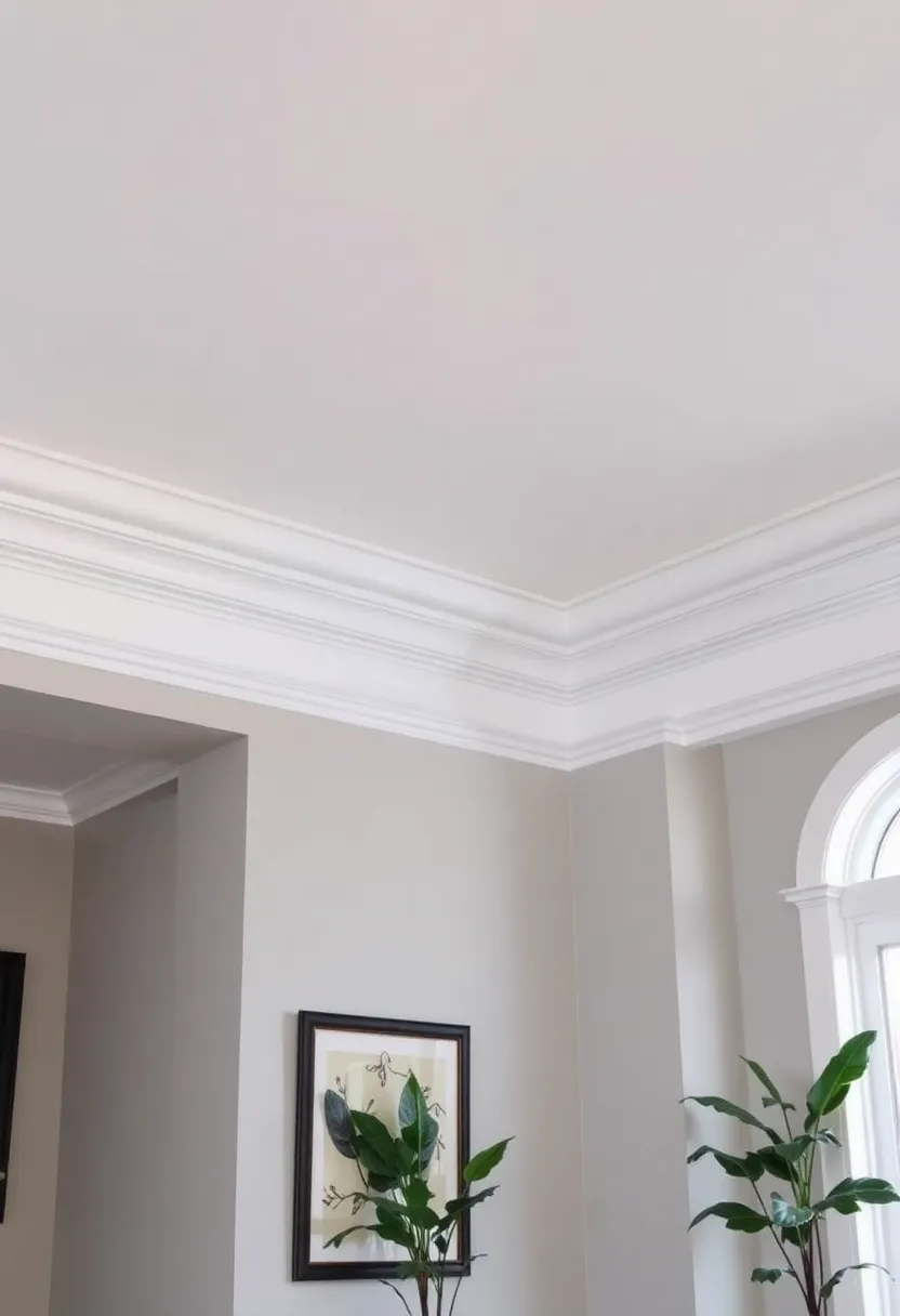30+ Elegant Wall Trim Ideas to Elevate Your Living Space - 1. Timeless Crown Molding Designs