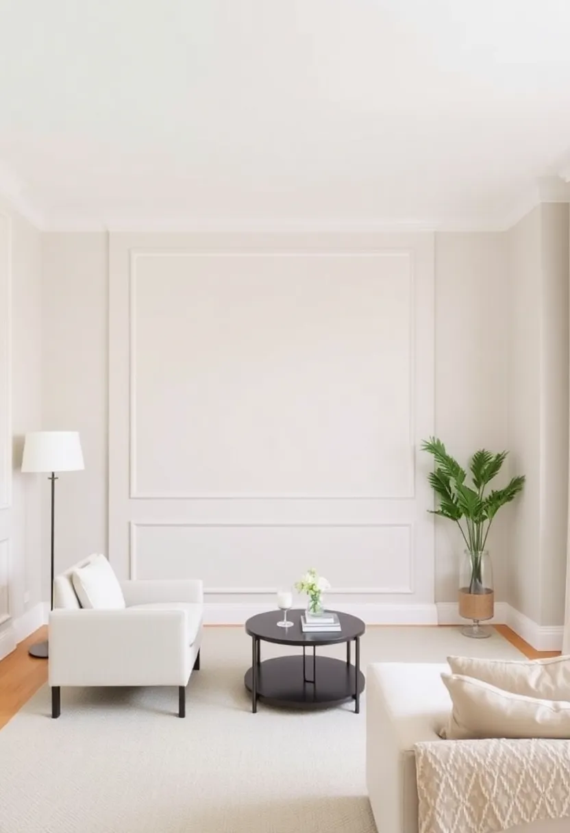 30+ Elegant Wall Trim Ideas to Elevate Your Living Space - 12. Minimalist Trim Solutions