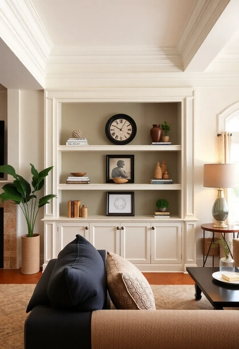 30+ Elegant Wall Trim Ideas to Elevate Your Living Space - 20. Molding Around Built-ins