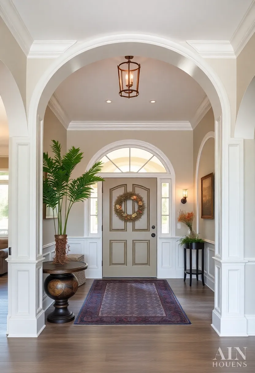 30+ Elegant Wall Trim Ideas to Elevate Your Living Space - 23. Arch Trim Accents