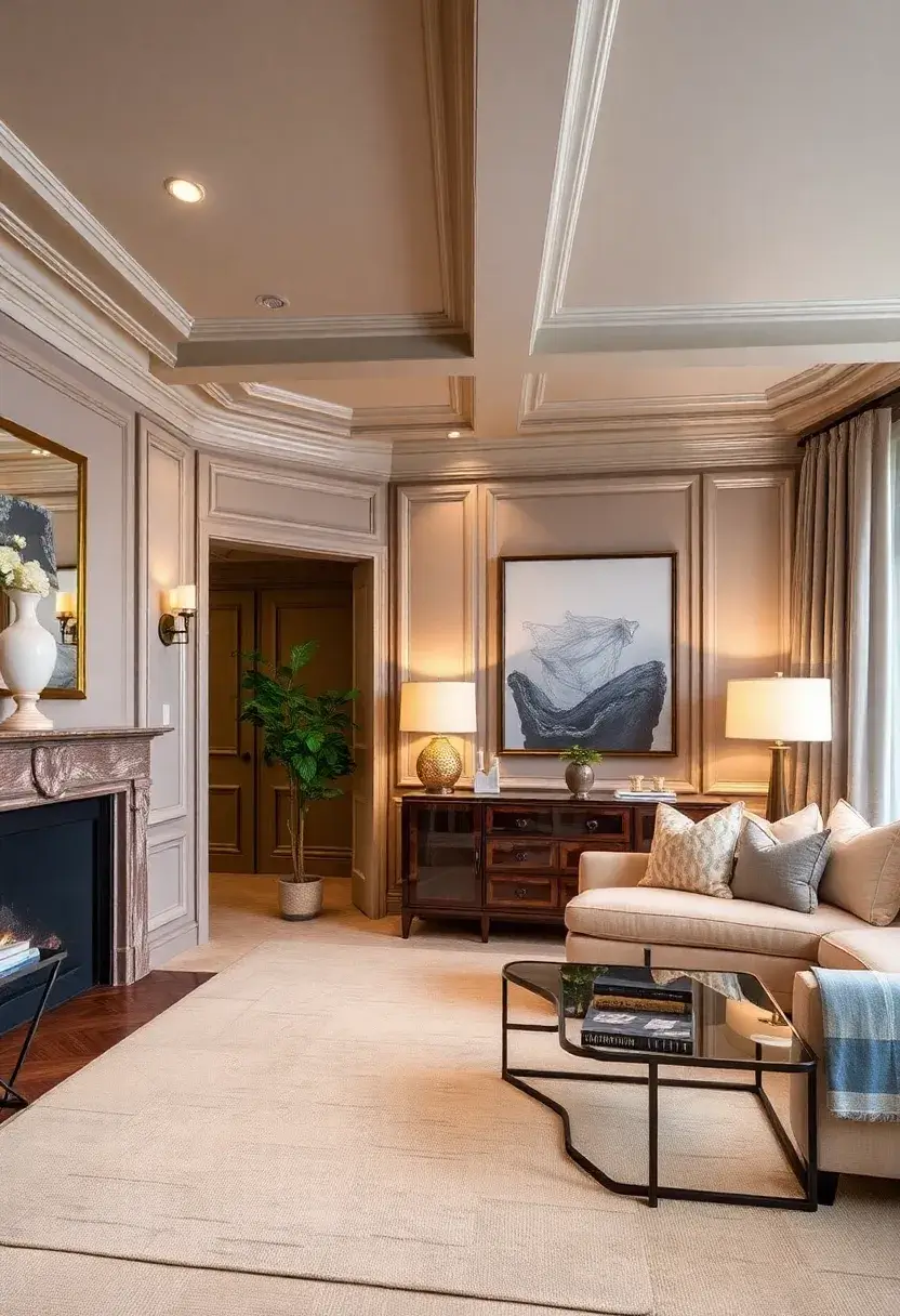 30+ Elegant Wall Trim Ideas to Elevate Your Living Space - 24. Faux Finishes on Trim