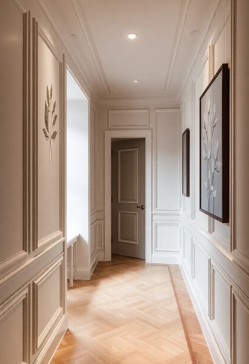 30+ Elegant Wall Trim Ideas to Elevate Your Living Space - 28. Wall Art Trim Integration