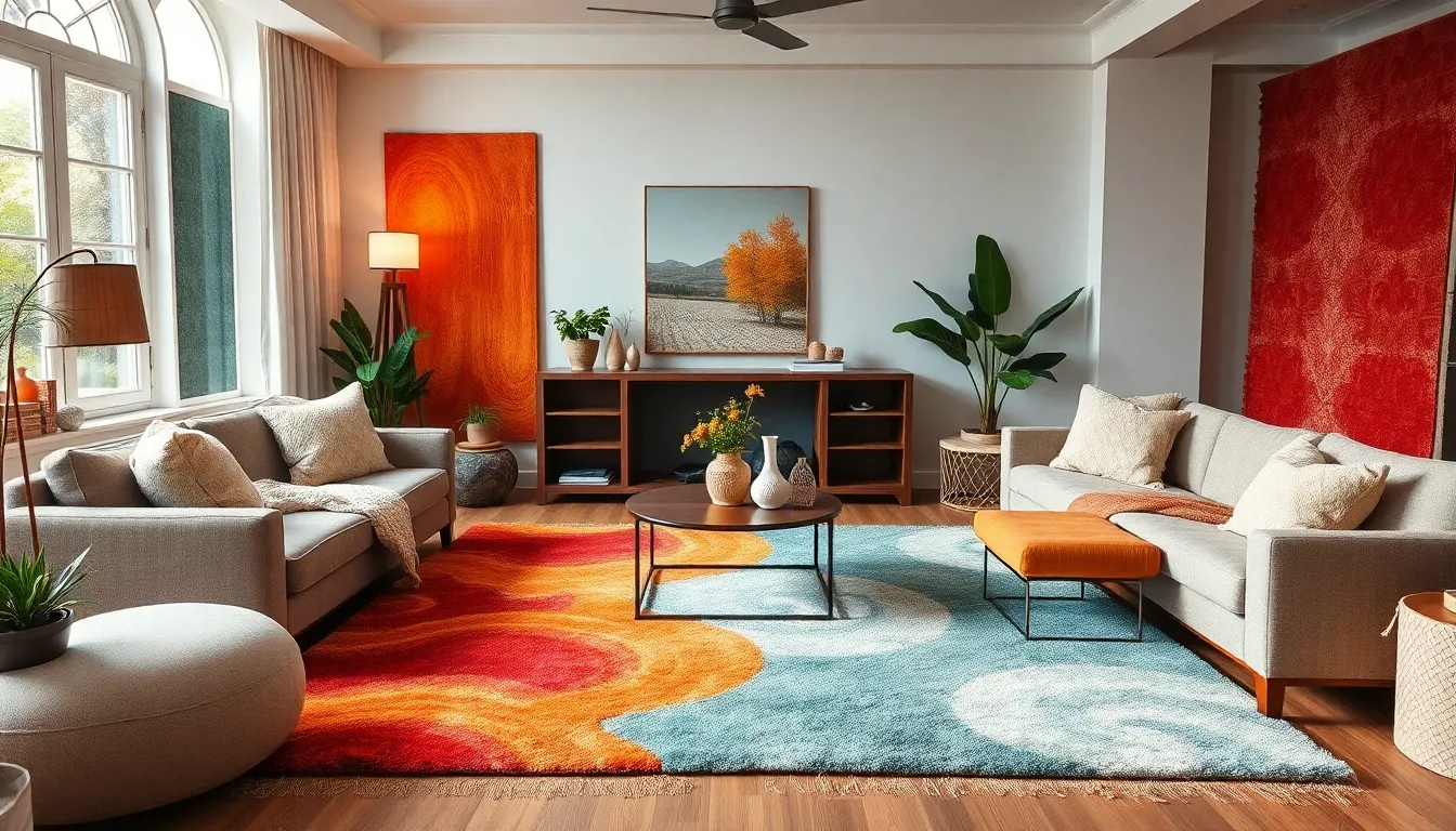 30+ Living Room Carpet Ideas to Add Comfort and Style