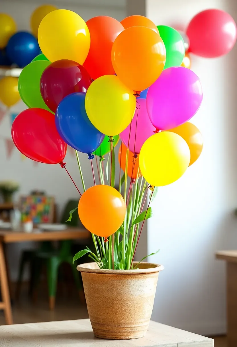 30+ Simple Birthday Decoration Ideas at Home for a Lovely Celebration - 2. Balloon Bouquets with Biodegradable Balloons