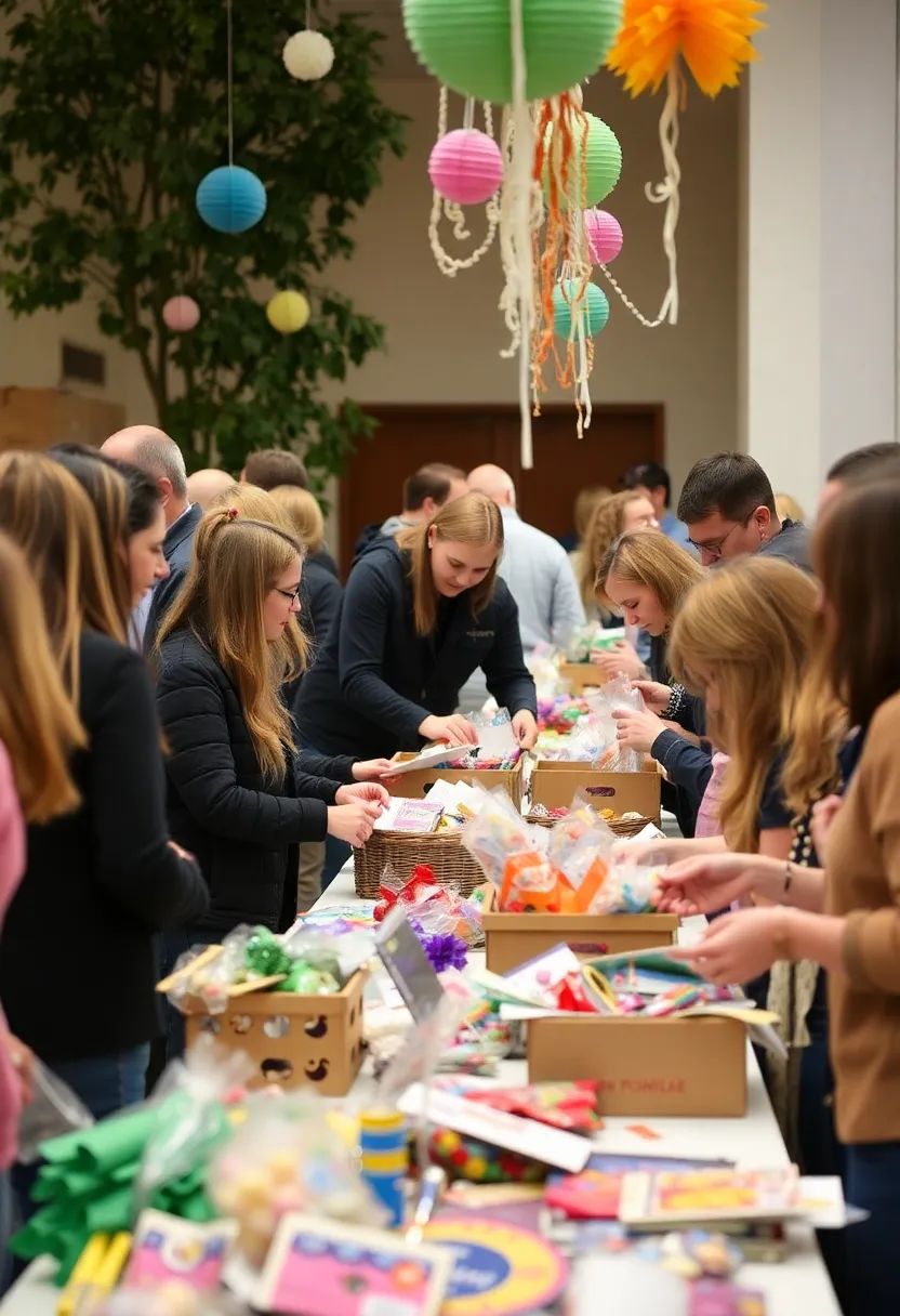 30+ Simple Birthday Decoration Ideas at Home for a Lovely Celebration - 28. Community Swap for Party Supplies