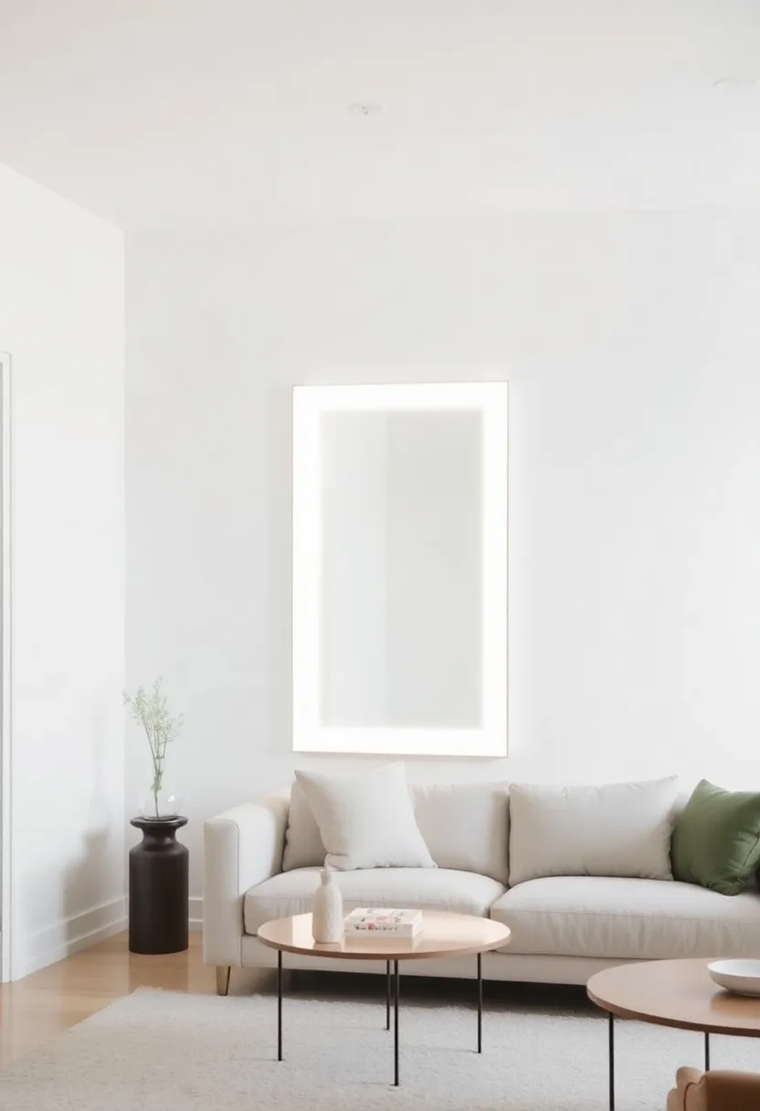 30+ Stunning Living Room Ceiling Lighting Ideas for Perfect Illumination 165 30+ Stunning Living Room Ceiling Lighting Ideas for Perfect Illumination - 25. Illuminated Mirrors