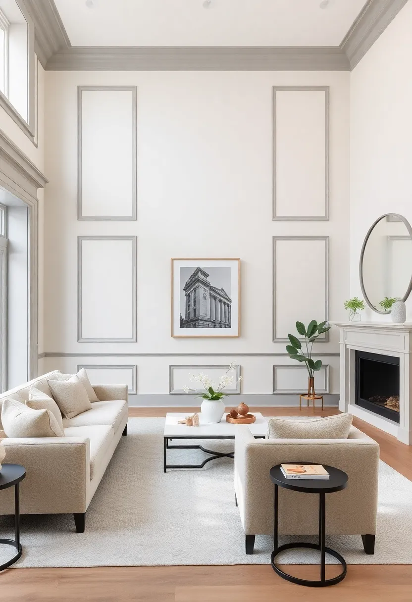 30+ Trim Color Ideas to Perfectly Complement Any Room - 21. Classic Gray for Timeless Sophistication