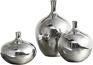 Madison Park Signature Ansen Ceramic Handmade Vase Set Home Décor - Meta...