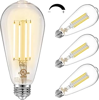 30+ Stunning Living Room Ceiling Lighting Ideas for Perfect Illumination 46 DAYBETTER 4 Pack Vintage LED Edison Bulbs, E26 Led Bulb 60W Equivalent, ...