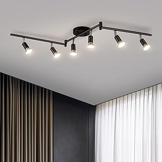 30+ Stunning Living Room Ceiling Lighting Ideas for Perfect Illumination 79 Bojim 6 Light LED Track Lighting Kit, Ceiling Spot Lighting with Adjusta...