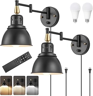 30+ Stunning Living Room Ceiling Lighting Ideas for Perfect Illumination 102 TRLIFE Wall Sconces Plug in, Remote Control Dimmable Wall Sconce and Adj...