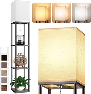 30+ Stunning Living Room Ceiling Lighting Ideas for Perfect Illumination 138 Floor Lamp with Shelves for Living Room, Shelf Floor Lamp with 3 CCT LED...
