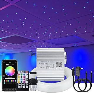30+ Stunning Living Room Ceiling Lighting Ideas for Perfect Illumination 152 AKEPO 10W Fiber Optic Lights kit Twinkle+ APP Control + Music Effect for...