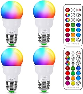 30+ Stunning Living Room Ceiling Lighting Ideas for Perfect Illumination 185 ILC RGB LED Color Changing Light Bulb, 40W Equivalent, 450LM, 2700K Warm...