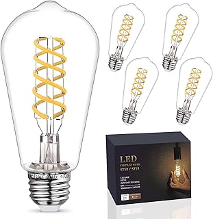 30+ Stunning Living Room Ceiling Lighting Ideas for Perfect Illumination 192 4-Pack Dimmable Vintage LED Edison Bulbs, E26 LED Bulb 60 Watt Equivalen...