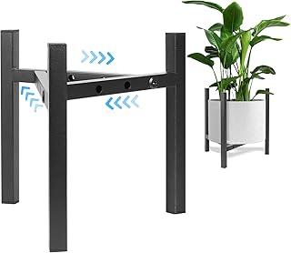 Airpark Plant Stand Indoor Adjustable, Metal Modern Plant Stands, Heavy ...