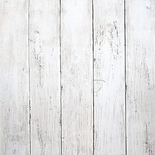 CiCiwind Peel and Stick Wallpaper Wood Contact Paper White Shiplap Wall ...