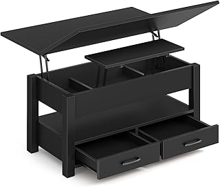 Rolanstar Coffee Table Lift Top, Multi-Function Convertible Coffee Table...