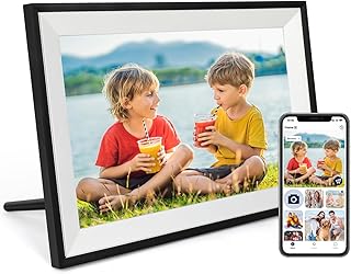 Digital Photo Frame 10.1 Inch WiFi Digital Picture Frame IPS HD Touch Sc...