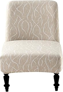 Eco-Ancheng Armless Chair Slipcover Removable Armless Accent Chairs Cove...