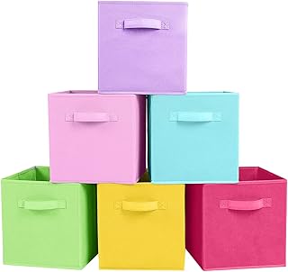 ShellKingdom Foldable Fabric Storage Cubes And Cloth Organizer Drawer Fo...