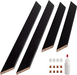 Frame My Mirror Add A Frame - Black Custom Size Mirror Frame Border Kit ...