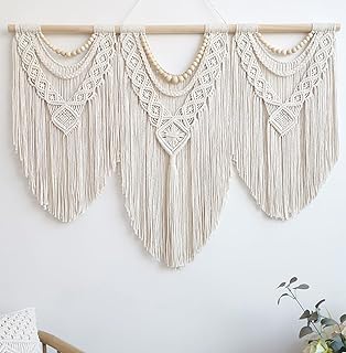 Achart Macrame Wall Hanging Large- Boho Wall Decor- large wall art- Wall...