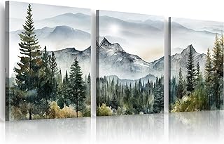 MHARTK66 3 Piece Framed Canvas Art Prints Wall Art for Living Room Moder...
